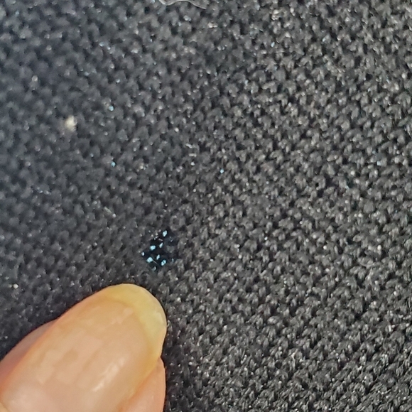 Tory Burch black wool sweater tan striped silk trim *flaw* - Picture 9 of 16